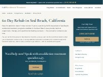 Website Screenshot 60 Day Rehab Seal Beach