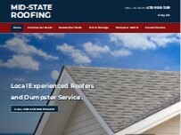 Website Screenshot Mid -State Roofing