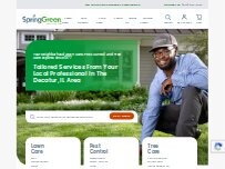 Website Screenshot Spring Green