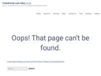 Screenshot for http://thompsonlawla.com