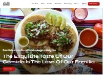 Website Screenshot Navarro's Mexican Takeout