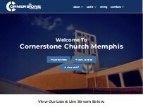 Website Cornerstone Church Memphis