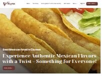 Website Screenshot Three Amigos Restaurant