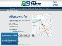 Website Screenshot Pye-Barker Fire & Safety, formerly Protect Alarms