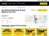 Website Screenshot Meineke Car Care Center