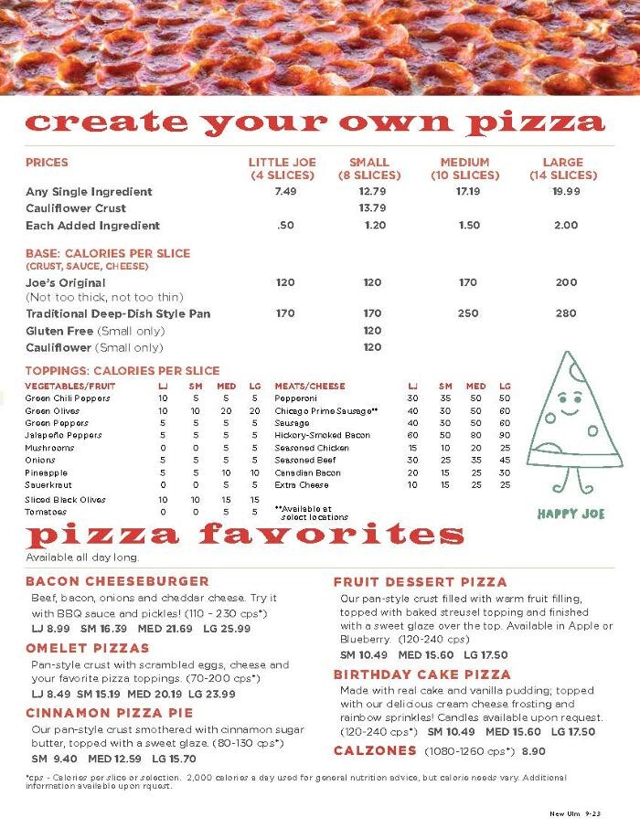 Images Happy Joe's Pizza & Ice Cream - New Ulm