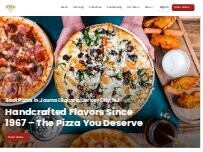 Website Screenshot Singas Famous Pizza
