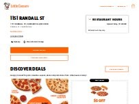 Website Screenshot Little Caesars Pizza