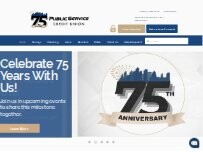 Website Screenshot Public Service Credit Union