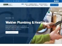 Website Screenshot Walden Plumbing & Heating