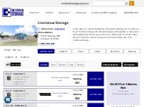 Website Screenshot Crestview Storage