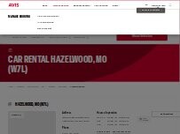 Website Screenshot Avis Car Rental
