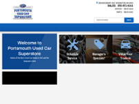 Portsmouth Used Car Superstore website screenshot