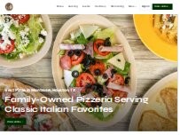Website Screenshot Romano's Pizza