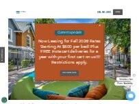 Website Screenshot Oakshade Commons