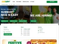 Website Screenshot Subway