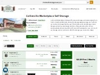 Website Screenshot Collierville Marketplace Self Storage