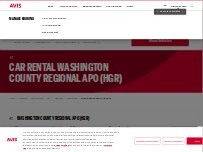 Website Screenshot Avis Car Rental