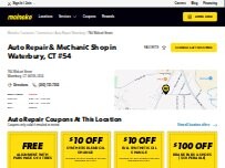 Website Screenshot Meineke Car Care Center