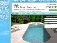 Caribbean Pools, Inc. website screenshot