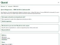 Website Screenshot Quest Diagnostics