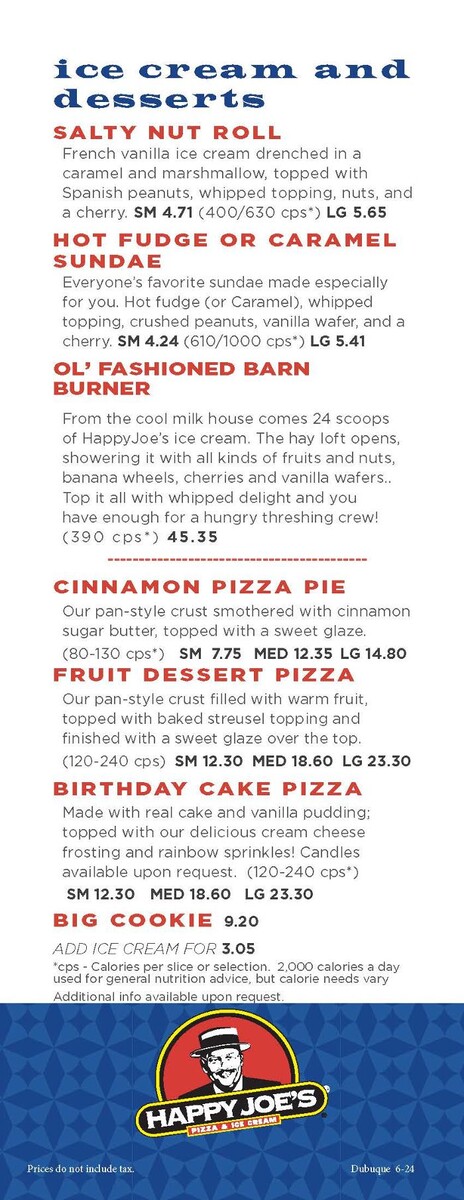 Images Happy Joe's Pizza & Ice Cream - Dubuque- Century Dr.