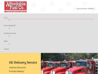 Affordable Fuel Co. LLC website screenshot