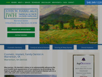 Screenshot for https://warrenton.dentist/