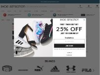 Website Screenshot Shoe Sensation