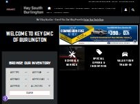 Website Screenshot Key GMC South Burlington