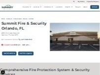 Website Screenshot Summit Fire & Security
