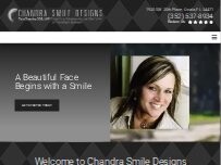 Website Screenshot Chandra Smile Designs