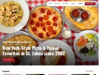 Website Screenshot Jenk's Pizza