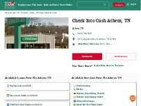 Website Screenshot Check Into Cash