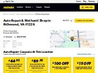 Website Screenshot Meineke Car Care Center