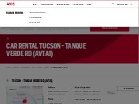 Website Screenshot Avis Car Rental