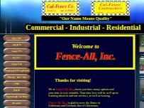 Website Screenshot Cal Fence Co
