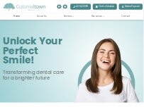 Website Screenshot Colonialtown Dental