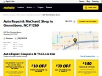 Website Screenshot Meineke Car Care Center