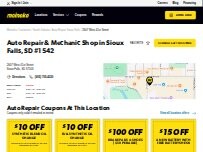 Website Screenshot Meineke Car Care Center