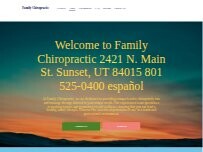 Website Screenshot Family Chiropractic