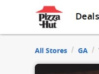 Website Screenshot Pizza Hut