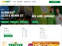 Website Screenshot Subway