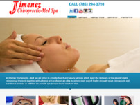 Jimenez Chiropractic website screenshot