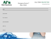 Al's Water Pump Service website screenshot