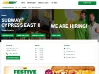 Website Screenshot Subway