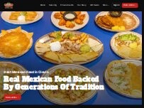 Website Screenshot Bobby Salazar's Mexican Restaurant