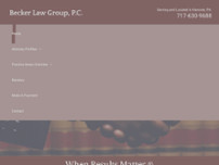 Screenshot for http://www.beckerlawgrouppc.com/