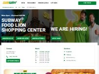 Website Screenshot Subway