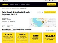Website Screenshot Meineke Car Care Center